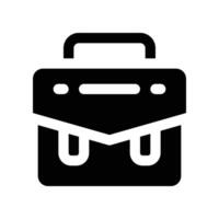briefcase icon. glyph icon for your website, mobile, presentation, and logo design. vector