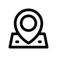 location icon. line icon for your website, mobile, presentation, and logo design. vector