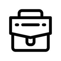 briefcase icon. line icon for your website, mobile, presentation, and logo design. vector