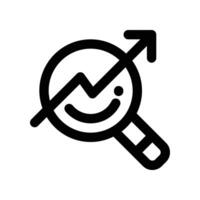 research icon. line icon for your website, mobile, presentation, and logo design. vector