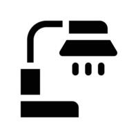 desk lamp icon. glyph icon for your website, mobile, presentation, and logo design. vector