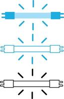 uv o uvc ligero icono. ultravioleta ligero lámpara para desinfectar signo. uv ligero desinfección símbolo. plano estilo. vector