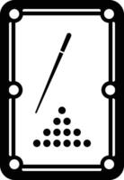 Pool Table Simple Sports Icon vector