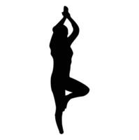 internacional yoga día. 21 junio yoga día bandera o póster con mujer en loto pose. 21 junio- internacional yoga día, mujer en yoga cuerpo postura. vector