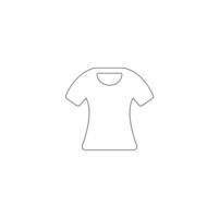 Clothing line icon . Outline signs of fashion apparel. Editable Stroke vector