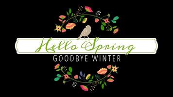 weather season templates, spring season intro templates with flowers, leaf's video