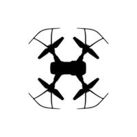Drone Camera or UAV Silhouette, Flat Style, Can use for Art Illustration, Apps, Website, Pictogram, Logo Gram, or Graphic Design Element vector