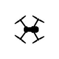 Drone Camera or UAV Silhouette, Flat Style, Can use for Art Illustration, Apps, Website, Pictogram, Logo Gram, or Graphic Design Element vector