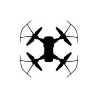 Drone Camera or UAV Silhouette, Flat Style, Can use for Art Illustration, Apps, Website, Pictogram, Logo Gram, or Graphic Design Element vector