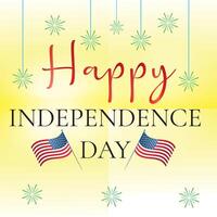 Happy Independence day poster, background design vector