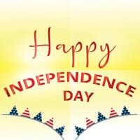 Happy Independence day poster, background design vector