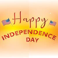 Happy Independence day poster, background design vector