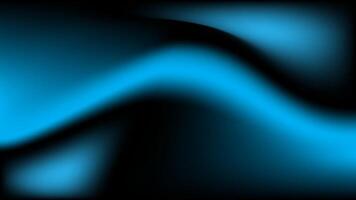 wavy blue and black color abstract background vector