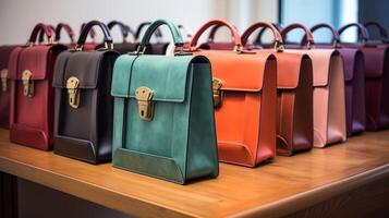 Lineup of chic briefcase designs photo