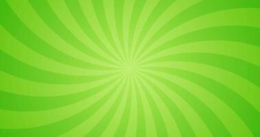 Simple Vibrant Gradient Green Swirl Radial Texture In Blank Horizontal Plain Background vector