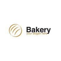 panadería productos prima calidad etiqueta. icono pan, con texto. panadería tienda un pan logo diseño vector