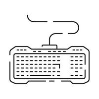 games line icon. Game genres and attributes. Controller, joystick and computer. Game console. vector