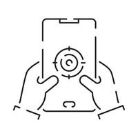 games line icon. Game genres and attributes. Controller, joystick and computer. Game console. vector