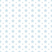 Seamless pattern with stars and polka dots. Cute, baby design for new boy. Pattern for nursery decor, for babies vector