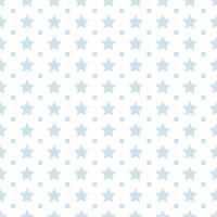 Seamless pattern with stars and polka dots. Cute, baby design for new boy. Pattern for nursery decor, for babies vector