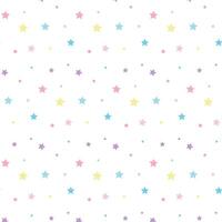 Colorful stars pattern seamless. Illustration vector