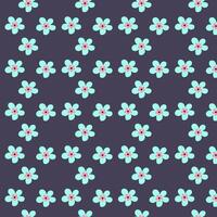 ditsy impresión. sin costura. floral modelo con pequeño flores elegante vistoso floral modelo para fondo, textura, tela, fondo de pantalla, envase papel, textil, ropa, impresión o otros. vector