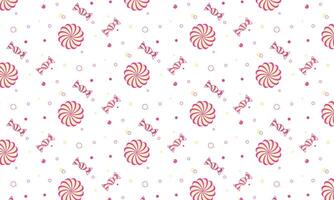 Candy pattern is a cheerful and bright combination of pink and juicy candies on the background. This playful design creates an atmosphere of celebration and joy vector