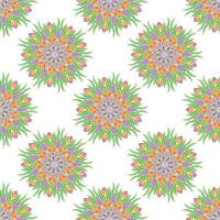 Seamless pattern. Vintage decorative elements. Hand drawn background, vector