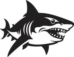 Predators Presence Black ic Shark in Dynamic Depths Elegant for Black Shark vector