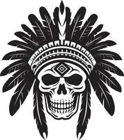 Cultural Carvings Black ic for Tribal Skull Mask Emblem Ancient Rituals Black for Tribal Skull Mask Lineart vector