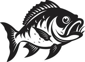 depredador fuerza intrincado negro icono ilustración para moderno marca feroz agua bestia emblema minimalista logo en noir negro vector