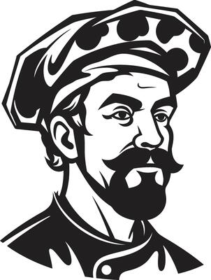 Pepperoni Passion Intricate Emblem with Noir Pizzaiolo Touch Noir Pizza Craft Chic Black Icon Illustration for Delectable Branding
