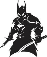 Ghost Guardian Mascot for Lancer Soldier Swift Strikeforce Lancer Soldier Emblem in vector