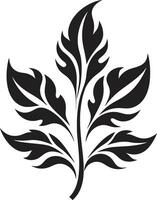 encantado pabellón emblema de hoja silueta zen jardín naturaleza inspirado con hoja silueta vector