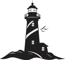 Harbor Guardian Radiance Coastal Lighthouse Beacon Brilliance for Nautical Lighthouse vector