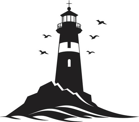 Nautical Majesty Lighthouse in Seafarers Guiding Light Nautical