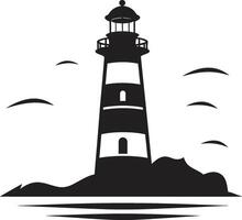 Harbor Guardian Radiance Coastal Lighthouse Beacon Brilliance for Nautical Lighthouse vector