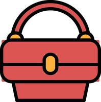 a suitcase for travel the suitcase is open and has a lock on it vector