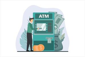 Finance Business Flat Illustration Design vector