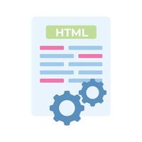 Get this amazing icon html file in modern style, premium vector