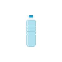 illustration of a mineral plastic bottle design. vector