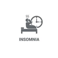 templete insomnia flat design. vector