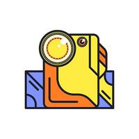 Camera Icon Symbol Clipart Illustration vector