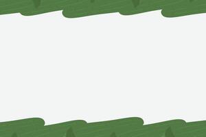 Cucumber border with copy space. Vegetable cucumber frame vector