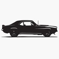 Great Silhouettes of Car White Background vector