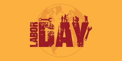 1st May Happy Labour Day, Workers' rights May Day, May 1st International Labor Day, Thank you to all workers for your hard, Construction, Safety Hat, Raise Hand, Labor Rights, Employee safety law vector