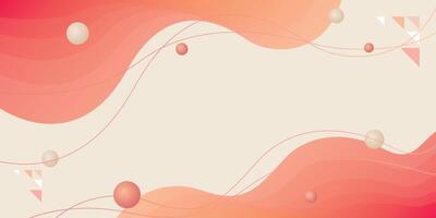 Abstract wave of growing graph symbol peachy tone background have blank space. vector