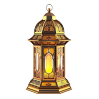 Radiant Tradition Islamic Lantern,Islamic Lamp AI-Generative png