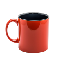 Mug mockup front view AI-Generative png