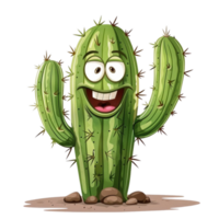 Kaktus Schädel ai-generativ png